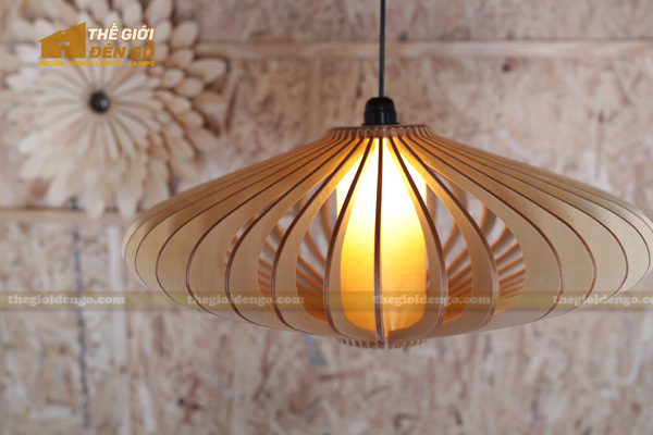 Thế Giới Đèn Gỗ - 8 mẫu đèn trang trí gỗ cho phòng ăn đẹp lung linh 2