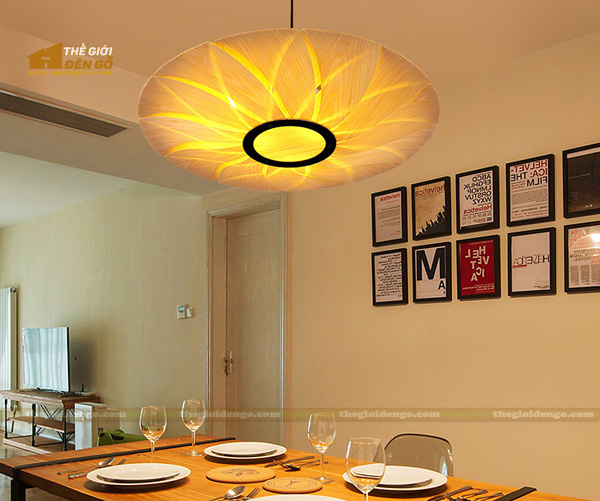 Thế Giới Đèn Gỗ - 8 mẫu đèn trang trí gỗ cho phòng ăn đẹp lung linh 21