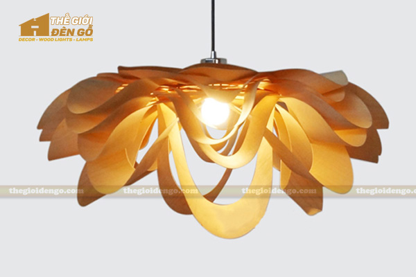 Thế Giới Đèn Gỗ - 8 mẫu đèn trang trí gỗ cho phòng ăn đẹp lung linh 22