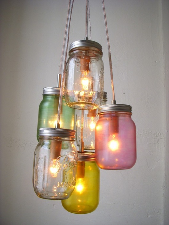 Cách làm đèn handmade bằng chai thủy tinh