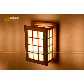 Thế Giới Đèn Gỗ - Đèn gỗ trang trí treo tường DGW004 Thế Giới Đèn Gỗ - Đèn gỗ trang trí treo tường DGW004