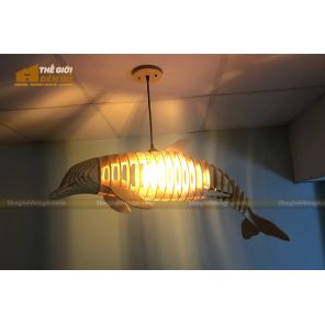 Thế Giới Đèn Gỗ - Đèn gỗ trang trí cá heo 3 Thế Giới Đèn Gỗ - Đèn gỗ trang trí cá heo 3