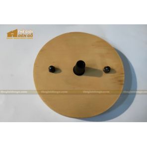 Thế Giới Đèn Gỗ - Đế gỗ ốp trần đơn cho đèn thả trang trí Thế Giới Đèn Gỗ - Đế gỗ ốp trần đơn cho đèn thả trang trí