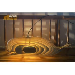 Thế Giới Đèn Gỗ - Đèn gỗ trang trí cá voi lưng gù Thế Giới Đèn Gỗ - Đèn gỗ trang trí cá voi lưng gù
