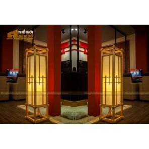 Thế Giới Đèn Gỗ - Đèn gỗ trang trí để sàn DGS038 Thế Giới Đèn Gỗ - Đèn gỗ trang trí để sàn DGS038