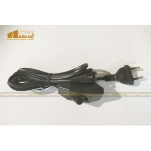Thế Giới Đèn Gỗ - Dây phích cắm có công tắc dimmer đúc 1.8m Thế Giới Đèn Gỗ - Dây phích cắm có công tắc dimmer đúc 1.8m