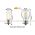 Thế Giới Đèn Gỗ - Bóng đèn Led Filament 4W
