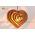 Thế giới đèn gỗ - Đèn gỗ trang trí trái tim