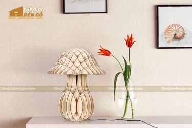 Thế Giới Đèn Gỗ - Đèn gỗ trang trí để bàn TGDG-10-4