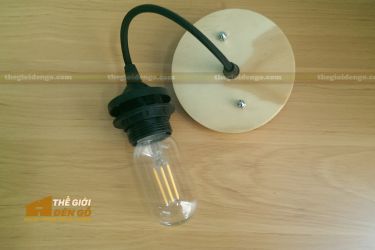 Thế giới đèn gỗ - Đèn Led Filament T45