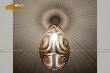 Thế Giới Đèn Gỗ - Đèn gỗ trang trí dg225-2