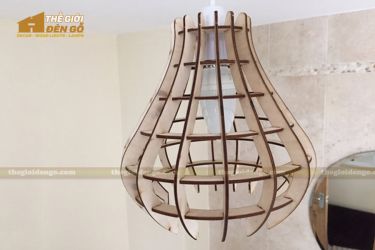 Thế Giới Đèn Gỗ - Đèn gỗ trang trí dg232-1