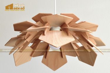 Thế Giới Đèn Gỗ - Đèn gỗ trang trí dg236-3