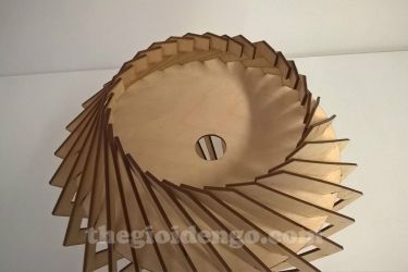 Thế Giới Đèn Gỗ - Đèn gỗ trang trí dg244-1