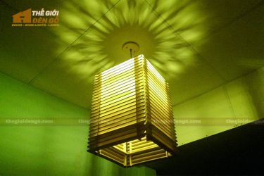 Thế Giới Đèn Gỗ - Đèn gỗ trang trí dg252-1