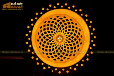Thế Giới Đèn Gỗ - Đèn gỗ trang trí dg258-3