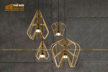 Thế Giới Đèn Gỗ - Đèn gỗ trang trí dg262-1