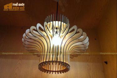 Thế Giới Đèn Gỗ - Đèn gỗ trang trí dg264-1