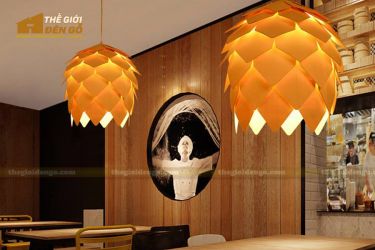 Thế Giới Đèn Gỗ - Đèn gỗ trang trí quả dứa - 5