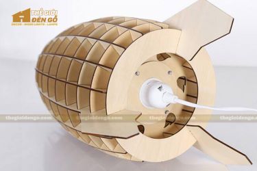 Thế giới đèn gỗ - Đèn gỗ trang trí để bàn TGDG-09-4