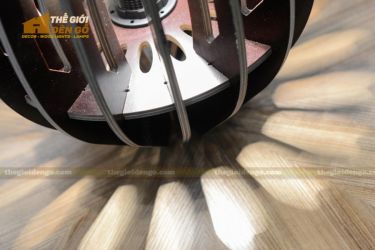 Thế giới đèn gỗ - Đèn gỗ trang trí búp sen 5