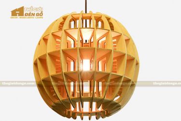Thế giới đèn gỗ - Đèn gỗ trang trí cầu khối