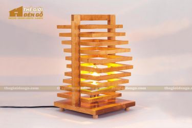 Thế giới đèn gỗ - Đèn gỗ trang trí để bàn TGDG-06