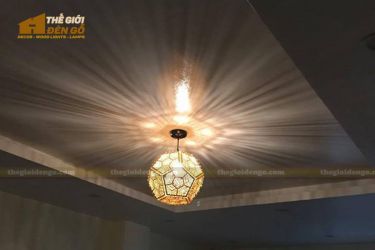 Thế giới đèn gỗ - Đèn gỗ trang trí lục giác khối - 3