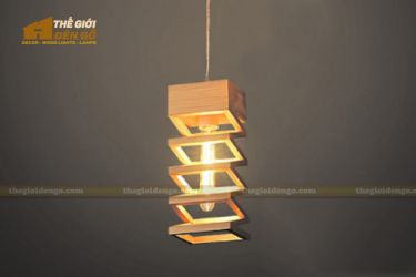 Thế giới đèn gỗ - Đèn gỗ trang trí Zigzag