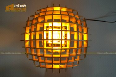 Thế Giới Đèn Gỗ - Đèn gỗ trang trí để bàn TGDG-10-8