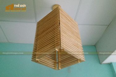 Thế Giới Đèn Gỗ - Đèn gỗ trang trí dg252-3