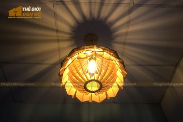 Thế Giới Đèn Gỗ - Đèn gỗ trang trí dg275-2