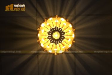 Thế Giới Đèn Gỗ - Đèn gỗ trang trí dg275-6