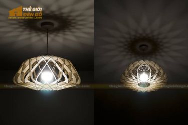 Thế Giới Đèn Gỗ - Đèn gỗ trang trí DG286-3