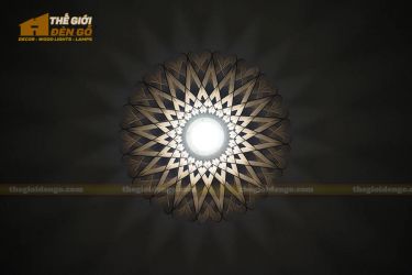 Thế Giới Đèn Gỗ - Đèn gỗ trang trí DG286-4