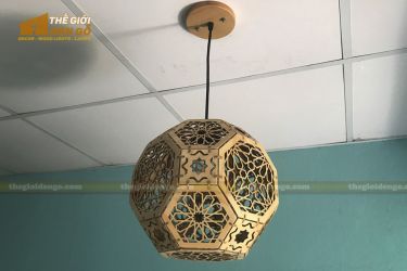 Thế Giới Đèn Gỗ - Đèn gỗ trang trí DG289-4