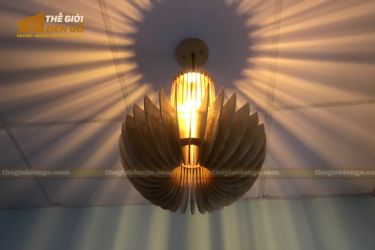 Thế Giới Đèn Gỗ - Đèn gỗ trang trí mỏ neo 3