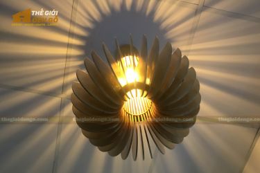 Thế Giới Đèn Gỗ - Đèn gỗ trang trí mỏ neo 7