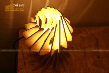 Thế Giới Đèn Gỗ - Đèn gỗ trang trí để bàn TGDG-04-2