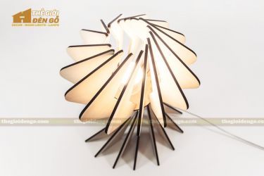 Thế Giới Đèn Gỗ - Đèn gỗ trang trí để bàn TGDG-04-5