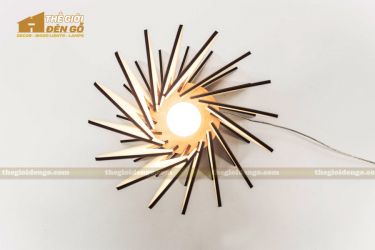 Thế Giới Đèn Gỗ - Đèn gỗ trang trí để bàn TGDG-04-6