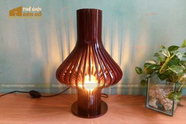 Thế Giới Đèn Gỗ - Đèn gỗ trang trí để bàn DGB016-2