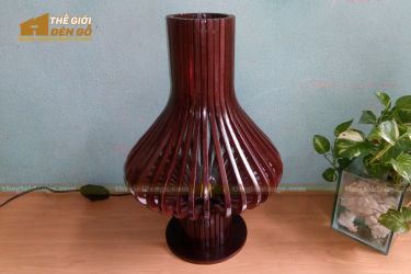 Thế Giới Đèn Gỗ - Đèn gỗ trang trí để bàn DGB016-3