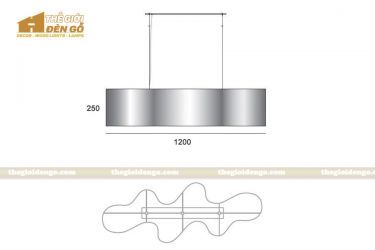 Thế Giới Đèn Gỗ - Đèn gỗ trang trí veneer dgvn119-1