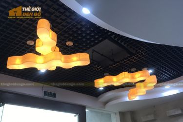 Thế Giới Đèn Gỗ - Đèn gỗ trang trí veneer dgvn119-4