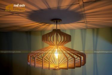 Thế Giới Đèn Gỗ - Đèn gỗ trang trí dg218-2