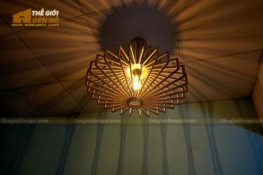 Thế Giới Đèn Gỗ - Đèn gỗ trang trí dg218-3