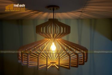 Thế Giới Đèn Gỗ - Đèn gỗ trang trí dg218-4