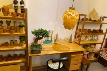 Thế Giới Đèn Gỗ - Đèn gỗ trang trí dg227-6
