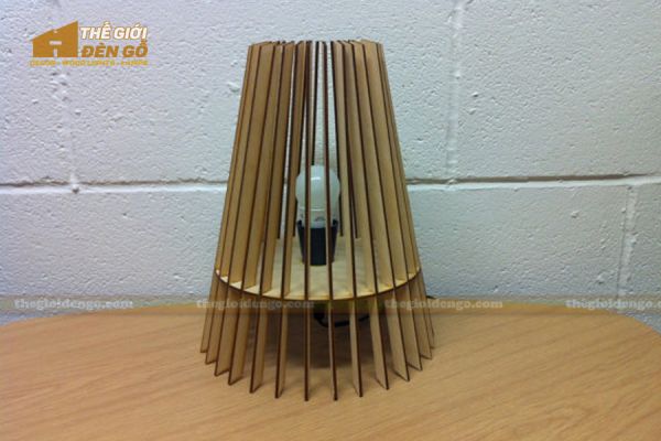 Thế giới đèn gỗ - Đèn gỗ trang trí để bàn TGDG-05-2